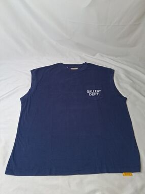 Gallery Dept. Augi Navy Sleeveless Pocket Tee